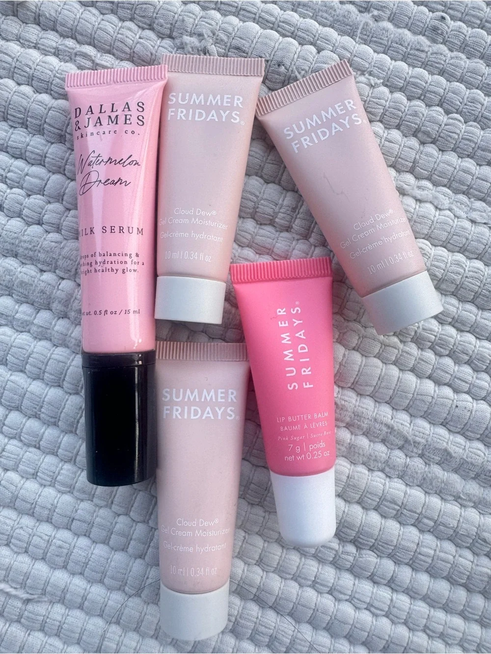 Summer Fridays Lip Butter Balm & Cloud Dew Skincare Travel Bundle